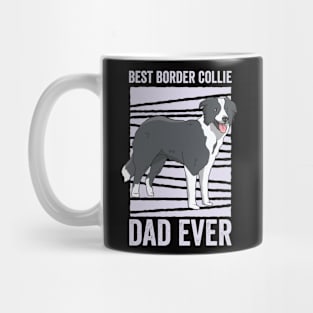 Best Border Collie Dad Ever Funny Dog Mug